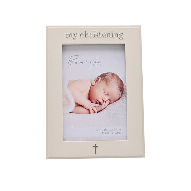 Bambino Resin Photo Frame – My Christening 4" x 6" - PHOTO FRAMES - PLATED, GILT, STONE - Beattys of Loughrea