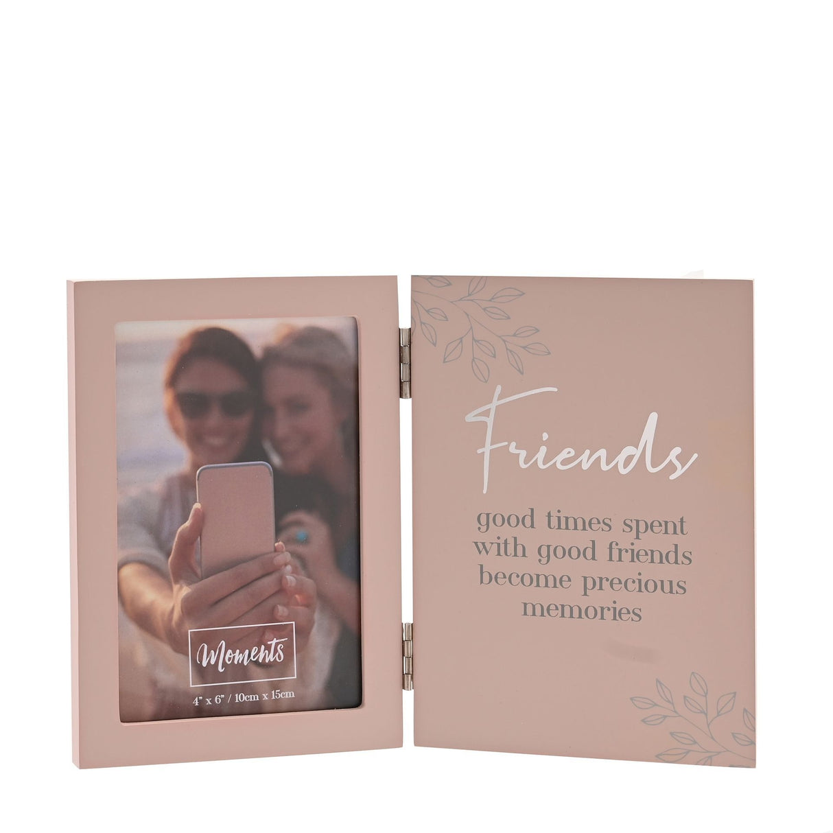 Moments Hinged Photo Frame Friends - PHOTO FRAMES - PLATED, GILT, STONE - Beattys of Loughrea