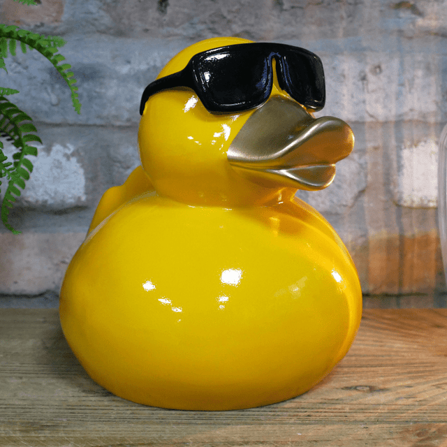 Cool Duck Ornament – Bright Yellow - ORNAMENTS - Beattys of Loughrea