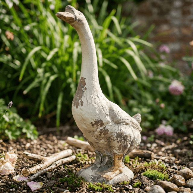 Large Goose Garden Ornament - ORNAMENTS - Beattys of Loughrea