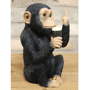 Up Yours Monkey McGuinness Ornament 25cm - ORNAMENTS - Beattys of Loughrea