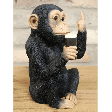 Up Yours Monkey McGuinness Ornament 25cm - ORNAMENTS - Beattys of Loughrea