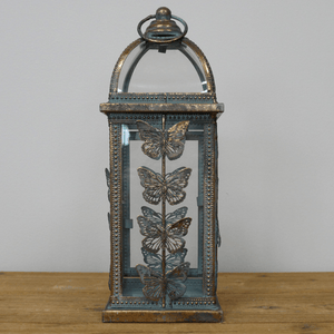 Butterfly Lantern 31cm - ORNAMENTS - Beattys of Loughrea