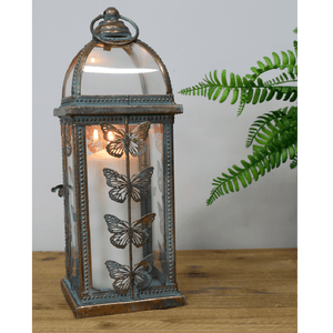 Butterfly Lantern 31cm - ORNAMENTS - Beattys of Loughrea