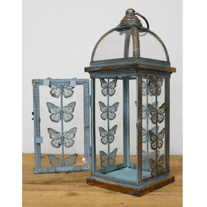 Butterfly Lantern 31cm - ORNAMENTS - Beattys of Loughrea