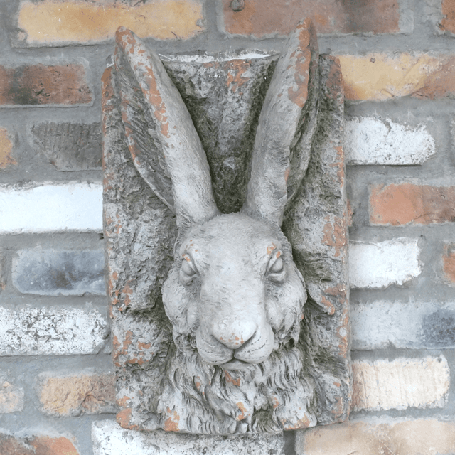 Rabbit Head Wall Planter 46cm - ORNAMENTS - Beattys of Loughrea