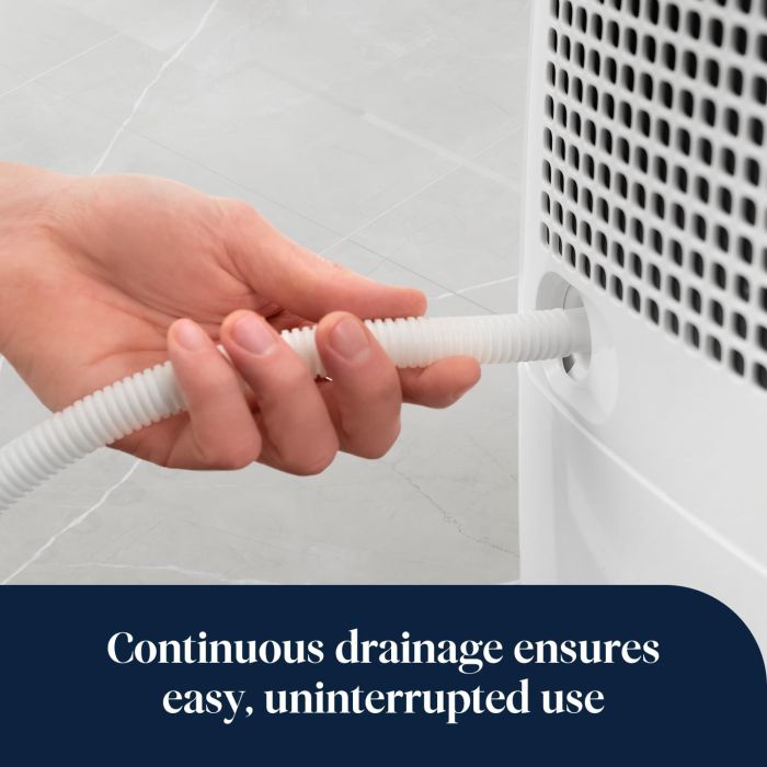 DeLonghi Tasciugo AriaDry 14L Multi - Function Dehumidifier White DEXD214RF - DE HUMIDIFIER - Beattys of Loughrea