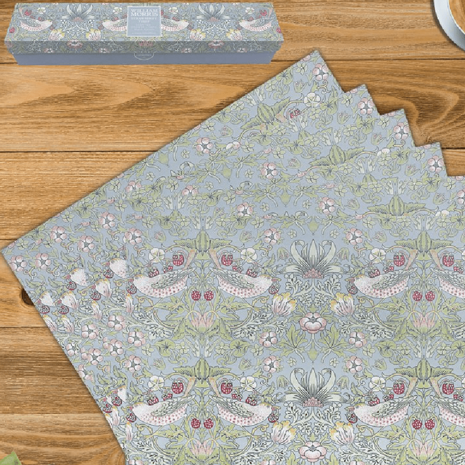 Scented Drawer Liners – William Morris Strawberry Thief - POT POURRI/AROMATHERAPY/OILS/DIFFUSER - Beattys of Loughrea