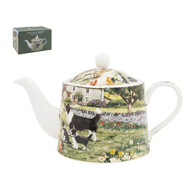 Collie & Sheep Teapot