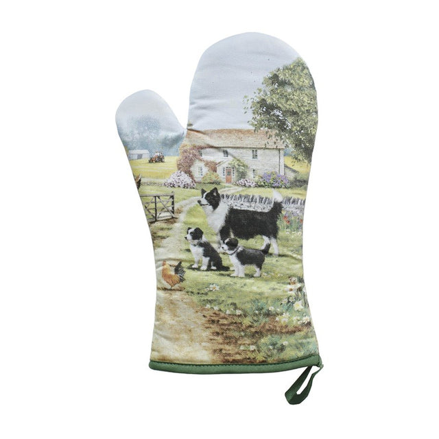 Collie & Sheep Single Oven Glove