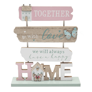 Together With Love Home Sign - GENERAL LOOSE WARE - Beattys of Loughrea