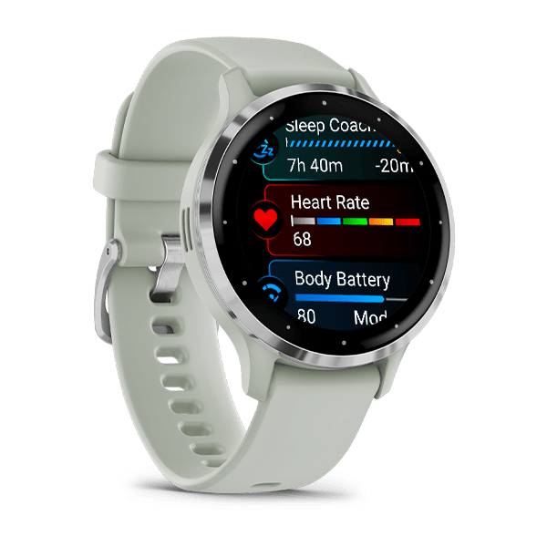 Garmin Venu 3S 41mm Smart Watch – Sage Grey | 49 - GAR - 010 - 02785 - 01 - SMARTWATCH, FITBIT - Beattys of Loughrea