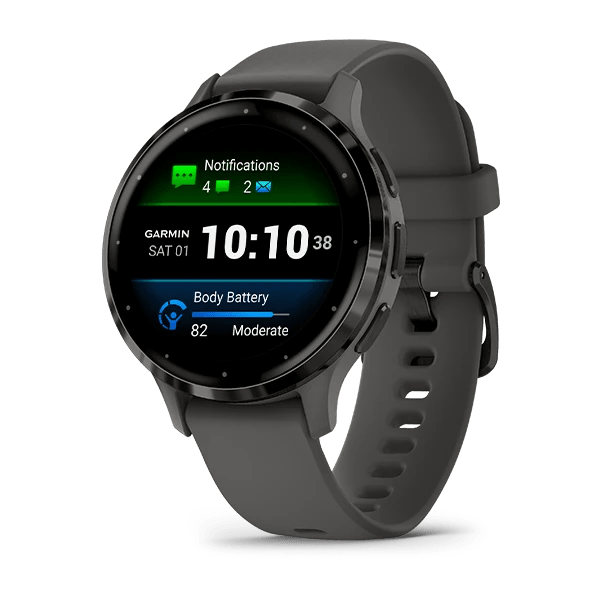 Garmin Venu 3S 41mm Smart Watch – Slate/Pebble Grey | 49 - GAR - 010 - 02785 - 00 - SMARTWATCH, FITBIT - Beattys of Loughrea