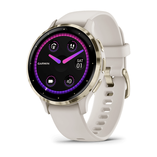 Garmin Venu 3S 41mm Smart Watch – Soft Gold/Ivory | 49 - GAR - 010 - 02785 - 04 - SMARTWATCH, FITBIT - Beattys of Loughrea