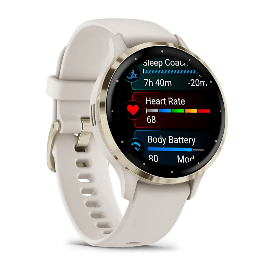 Garmin Venu 3S 41mm Smart Watch – Soft Gold/Ivory | 49 - GAR - 010 - 02785 - 04 - SMARTWATCH, FITBIT - Beattys of Loughrea