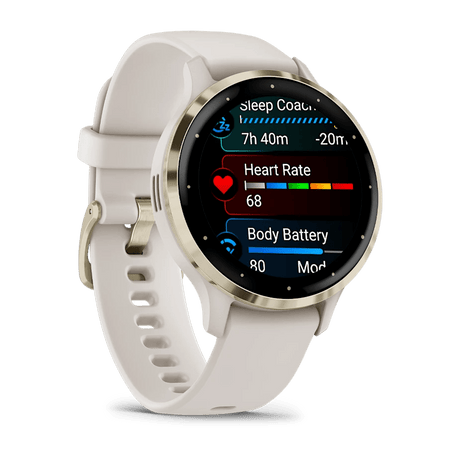 Garmin Venu 3S 41mm Smart Watch – Soft Gold/Ivory | 49 - GAR - 010 - 02785 - 04 - SMARTWATCH, FITBIT - Beattys of Loughrea