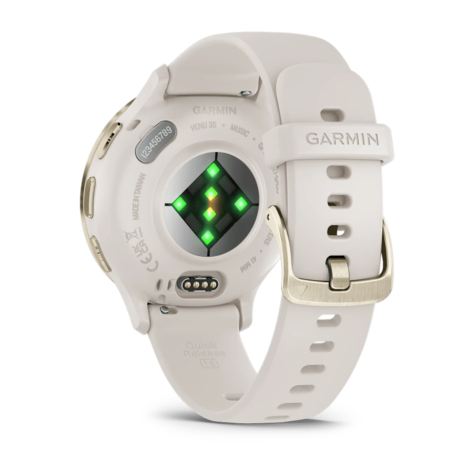 Garmin Venu 3S 41mm Smart Watch – Soft Gold/Ivory | 49 - GAR - 010 - 02785 - 04 - SMARTWATCH, FITBIT - Beattys of Loughrea