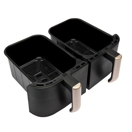 Russell Hobbs Satisfry 9L Dual Basket Air Fryer – Black | 27680 - AIR FRYER / DEEP FAT FRYERS - Beattys of Loughrea