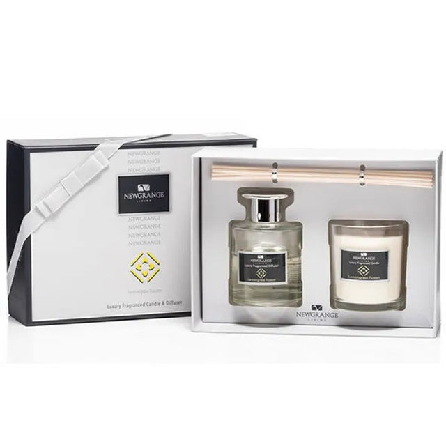 Newgrange Living Lemongrass Fusion Candle & 100ml Diffuser Set