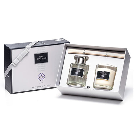 Newgrange Living Lavender Candle & 100ml Diffuser Set - POT POURRI/AROMATHERAPY/OILS/DIFFUSER - Beattys of Loughrea
