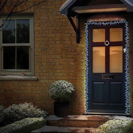Premier 440 LED Supabrights Door Garland, White 5.5m - XMAS LIGHTS LED - Beattys of Loughrea