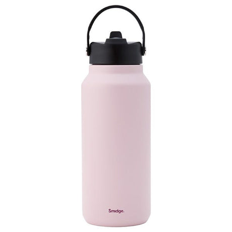 Smidge 900ml Flip Straw Insulated Bottle, Summer Blush - FLASKS - Beattys of Loughrea