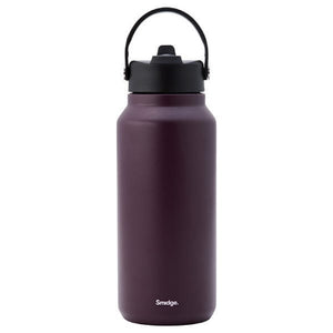 Smidge 900ml Flip Straw Insulated Bottle, Autumn Berry