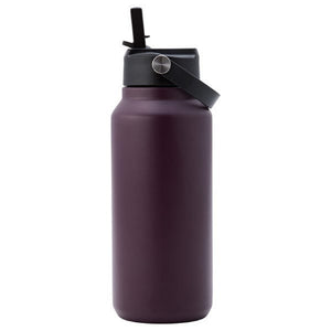 Smidge 900ml Flip Straw Insulated Bottle, Autumn Berry