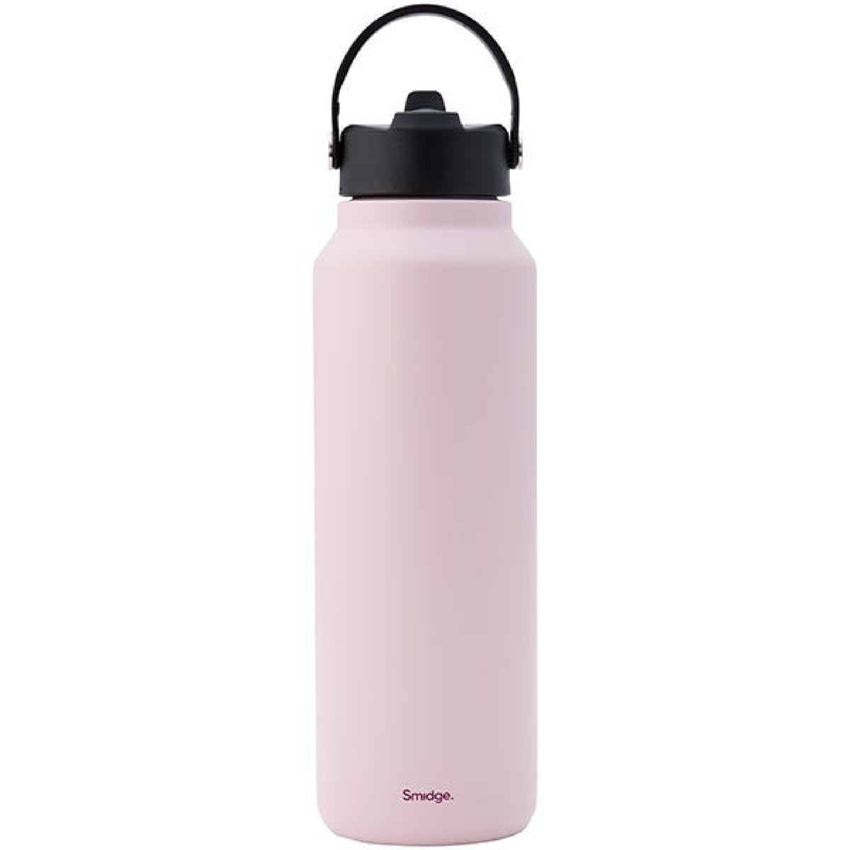 Smidge 1.2L Flip Straw Insulated Bottle, Summer Blush
