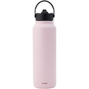 Smidge 1.2L Flip Straw Insulated Bottle, Summer Blush