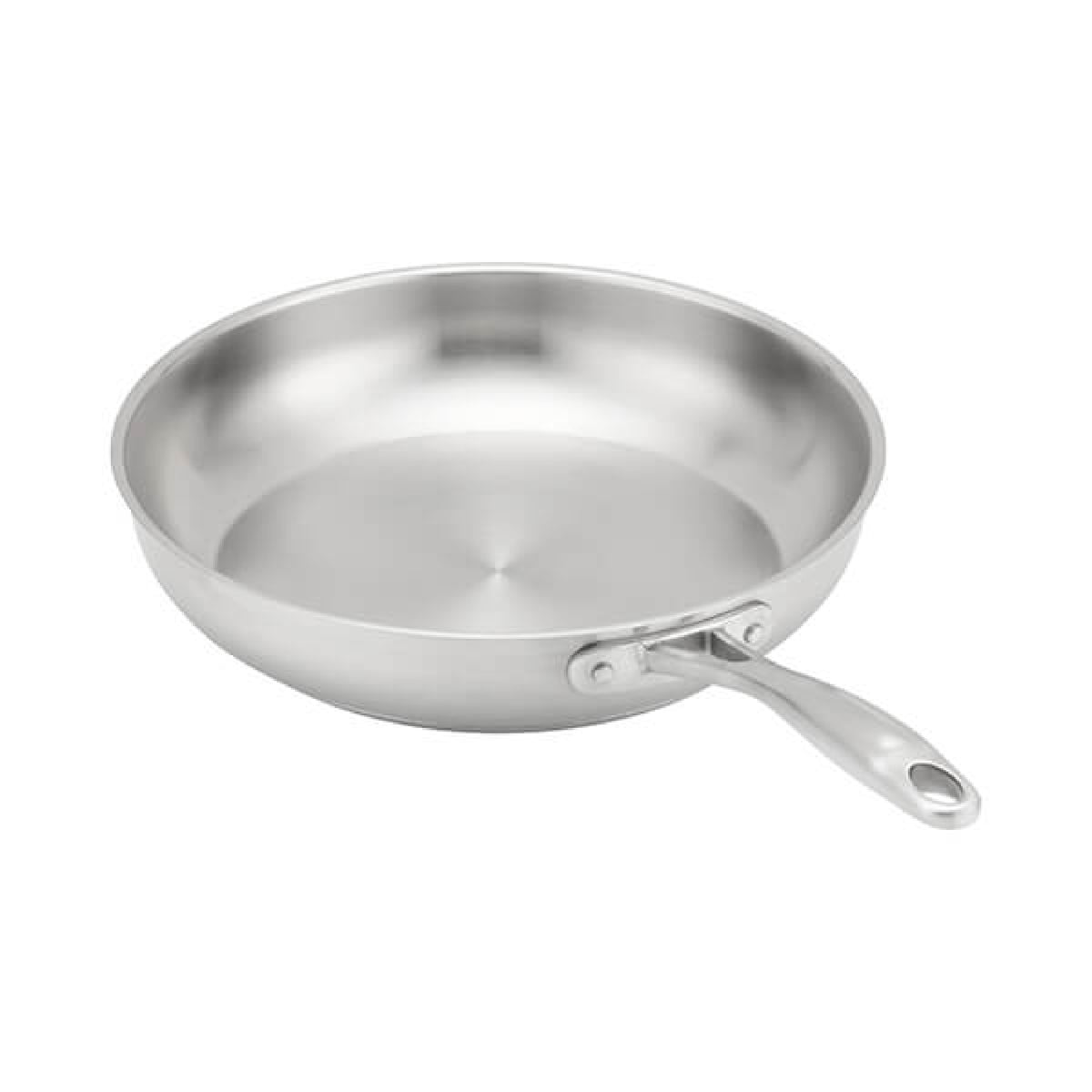 Stellar Profile Matte 28cm Uncoated Stainless Steel Frying Pan
