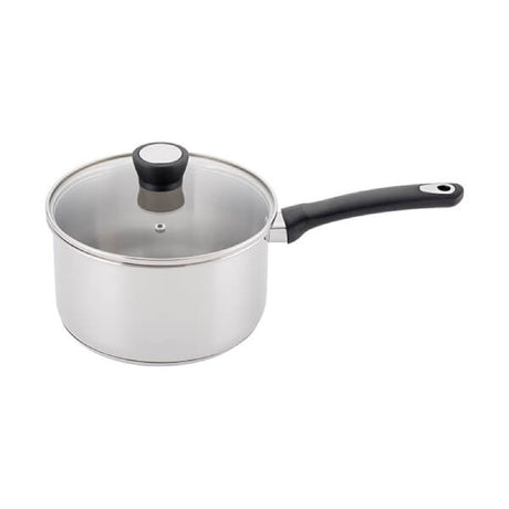 Judge Essential 20cm Stainless Steel Saucepan 3L - COOKWARE - S/STEEL - Beattys of Loughrea