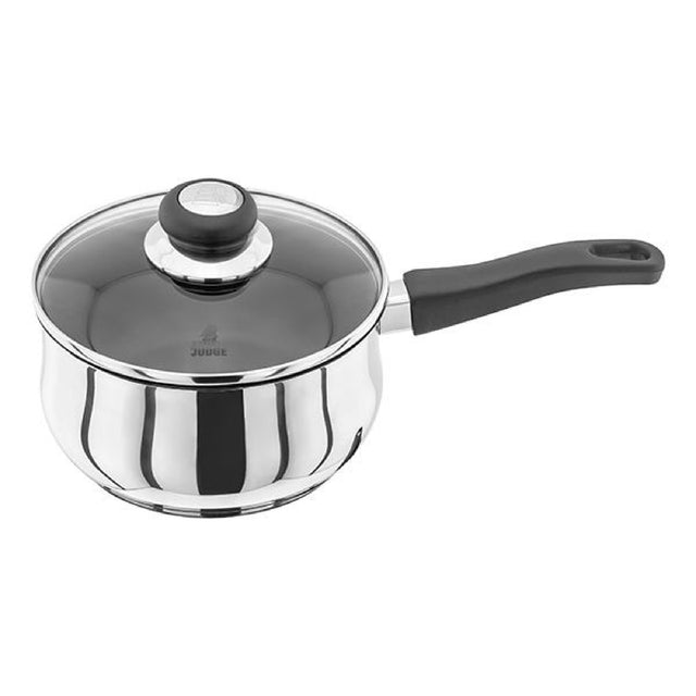 Judge Vista 18cm Non-Stick Saucepan 1.8L with Glass Lid