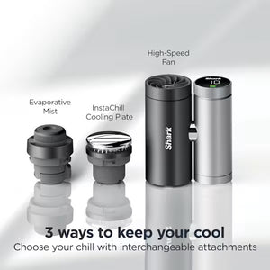 Shark ChillPill 3-in-1 Fan, Mist & InstaChill System – Lavender Haze FA022UKLV