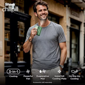 Shark ChillPill 3-in-1 Fan, Mist & InstaChill System – Matcha Green FA022UKGN