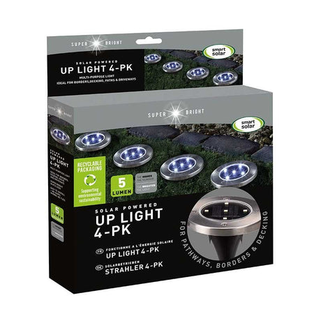 Up Light, 4 - Pack, 5 Lumen - GARDEN ORNAMENTS INCL SOLAR - Beattys of Loughrea