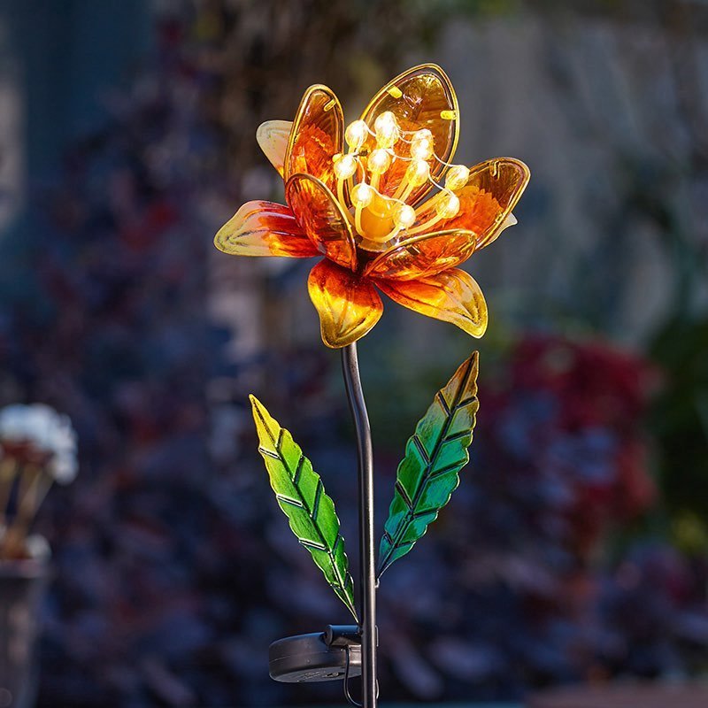 GloBloom – Yellow Stake Light - GARDEN ORNAMENTS INCL SOLAR - Beattys of Loughrea
