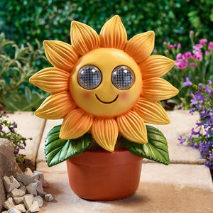 Blinkin’ Sunflower Solar Light Decoration - GARDEN ORNAMENTS INCL SOLAR - Beattys of Loughrea
