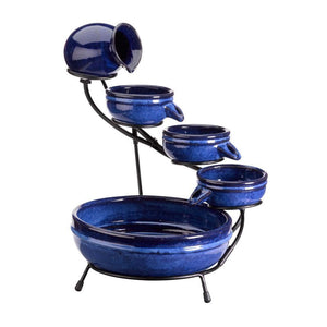 Solar Neptune Cascade Water Feature – 49cm - GARDEN ORNAMENTS INCL SOLAR - Beattys of Loughrea