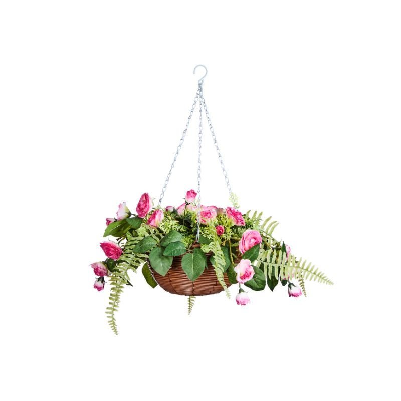 Regal Hanging Basket – Pink Perfection - GARDEN ORNAMENTS INCL SOLAR - Beattys of Loughrea