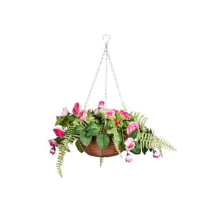 Regal Hanging Basket – Pink Perfection - GARDEN ORNAMENTS INCL SOLAR - Beattys of Loughrea