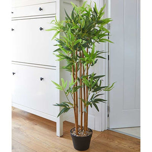 Faux Bamboo Plant in Pot – 120cm - GARDEN ORNAMENTS INCL SOLAR - Beattys of Loughrea