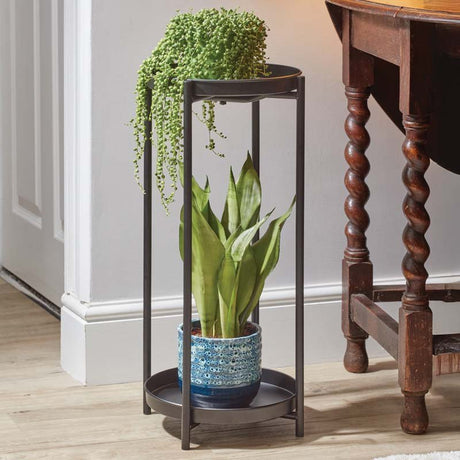 Two‑Tier Pot Stand - GARDEN ORNAMENTS INCL SOLAR - Beattys of Loughrea