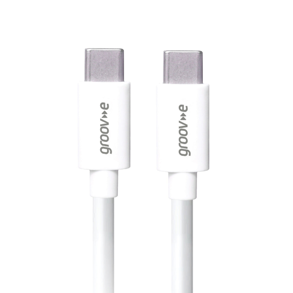 Groov-e USB-C 25W GaN Wall Charger with USB-C Cable, White (GVMA112WE)