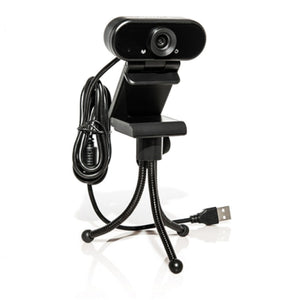 Groov-e 1080p HD Webcam with Privacy Cover - Black