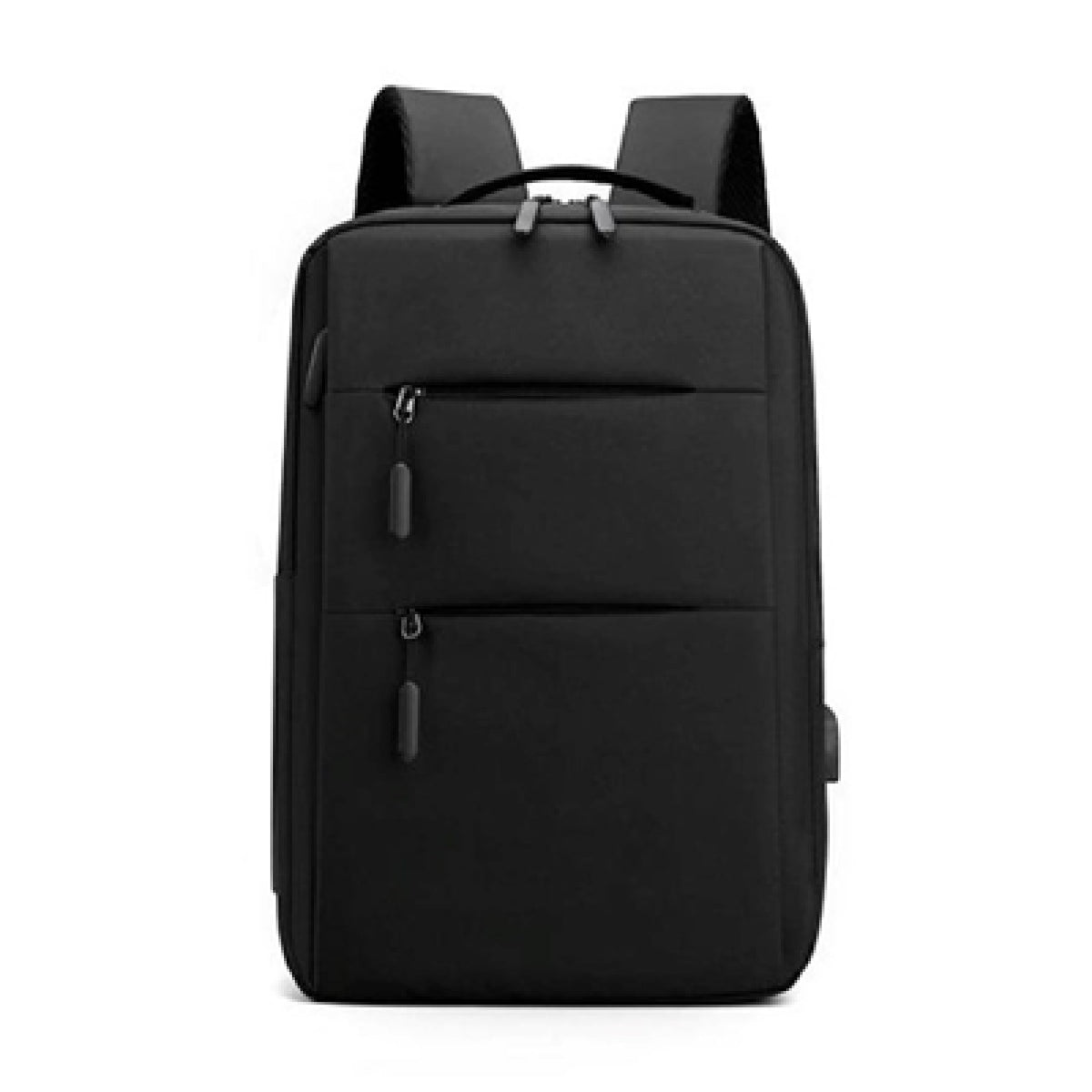 Groov-e Laptop Backpack with USB Charging Port - Black