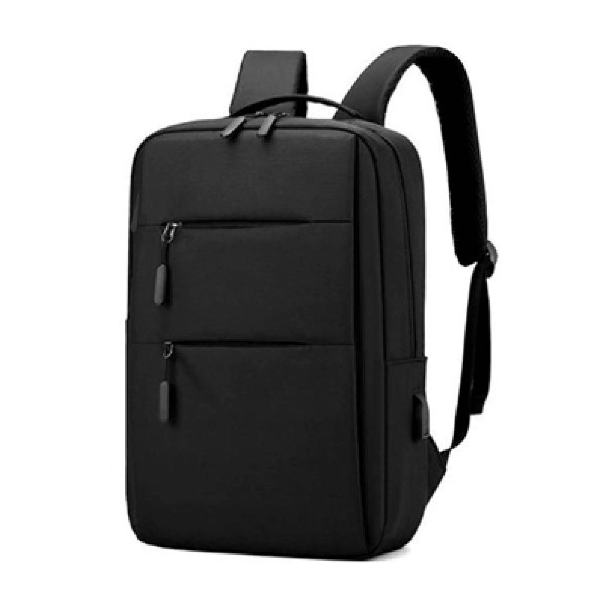 Groov-e Laptop Backpack with USB Charging Port - Black