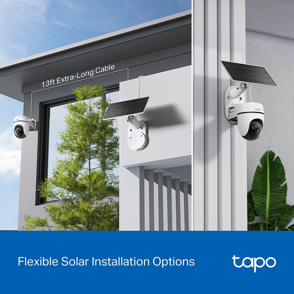 Tapo C610 Solar-Powered Pan/Tilt Security Camera Kit - SECURITY CAMERA/ PRODUCTS - Beattys of Loughrea