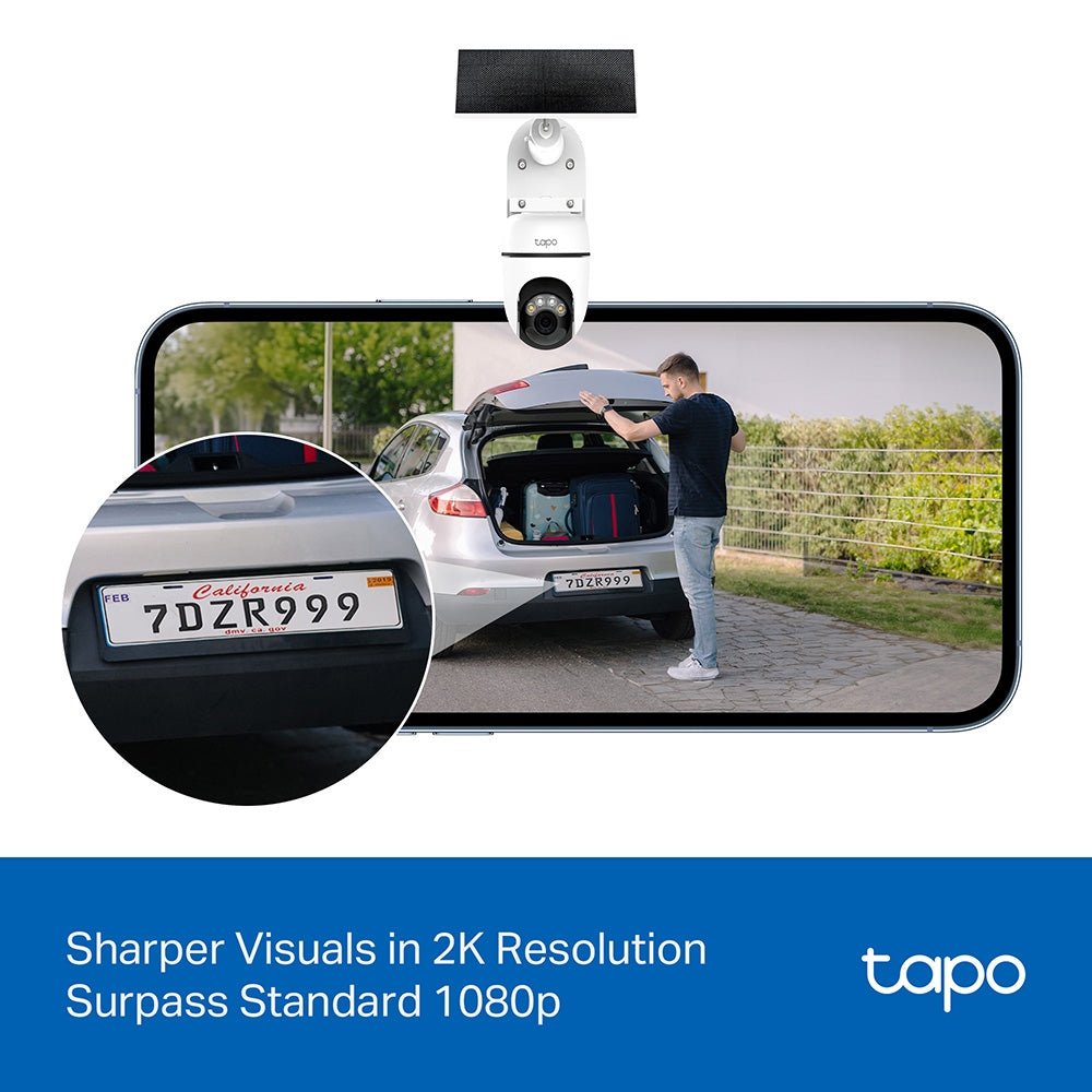 Tapo C610 Solar-Powered Pan/Tilt Security Camera Kit - SECURITY CAMERA/ PRODUCTS - Beattys of Loughrea