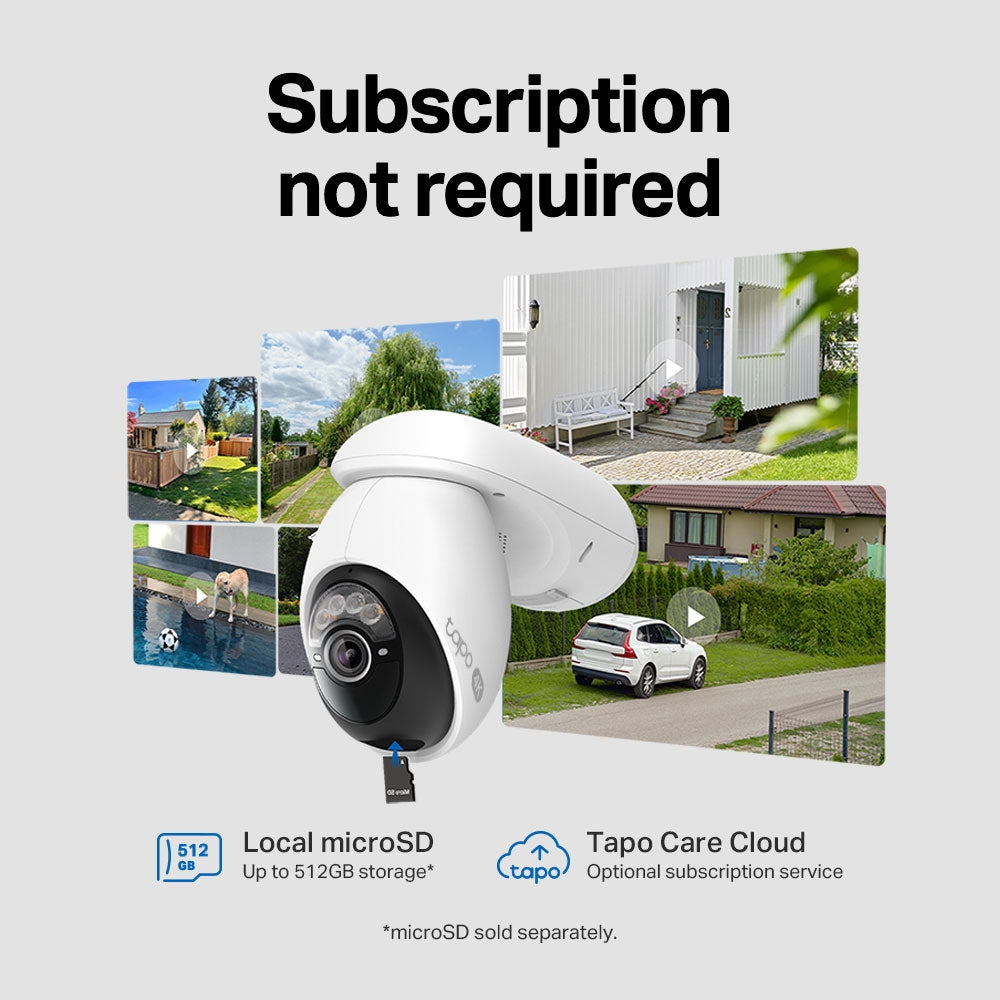 Tapo C660 KIT Solar-Powered Pan/Tilt Security Camera Kit – 4K
